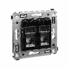 Розетка компьютерная DKC Avanti 4402464 RJ-45 двойная, категория 5e 