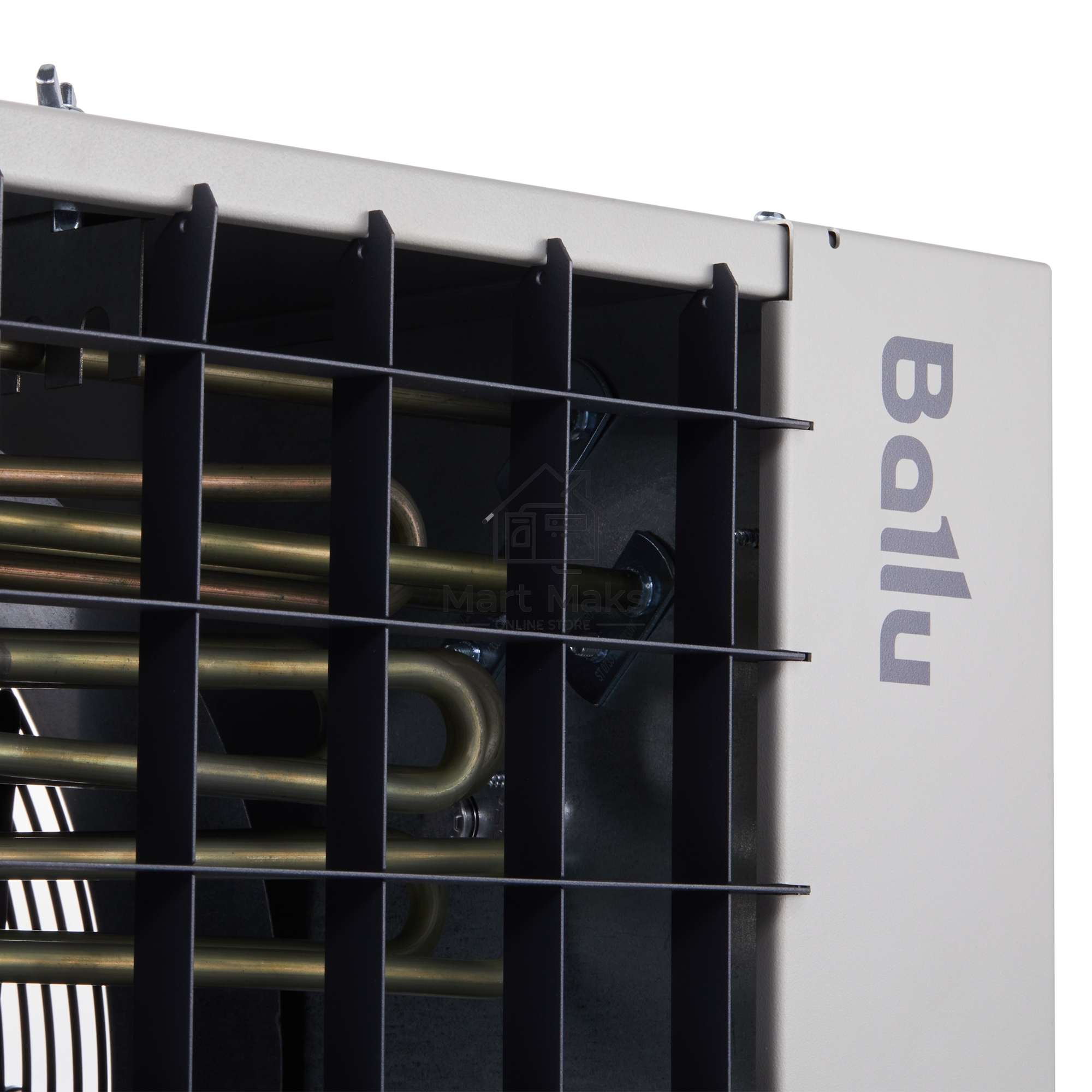 Тепловентилятор Ballu BHP-MW2-10, серый, 10 кВт, 100 м2, механический термостат, пульт д/у