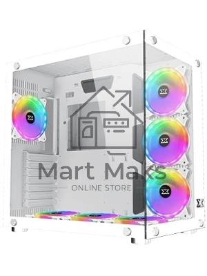 Компьютерный корпус Xigmatek Aquarius Plus White EN46430 ATX, USB3.0x2+USB2.0x1, Front &Left TG, 7PCS AY120 Fan, EN46430 Frontx3+Bottomx3+Rearx1
