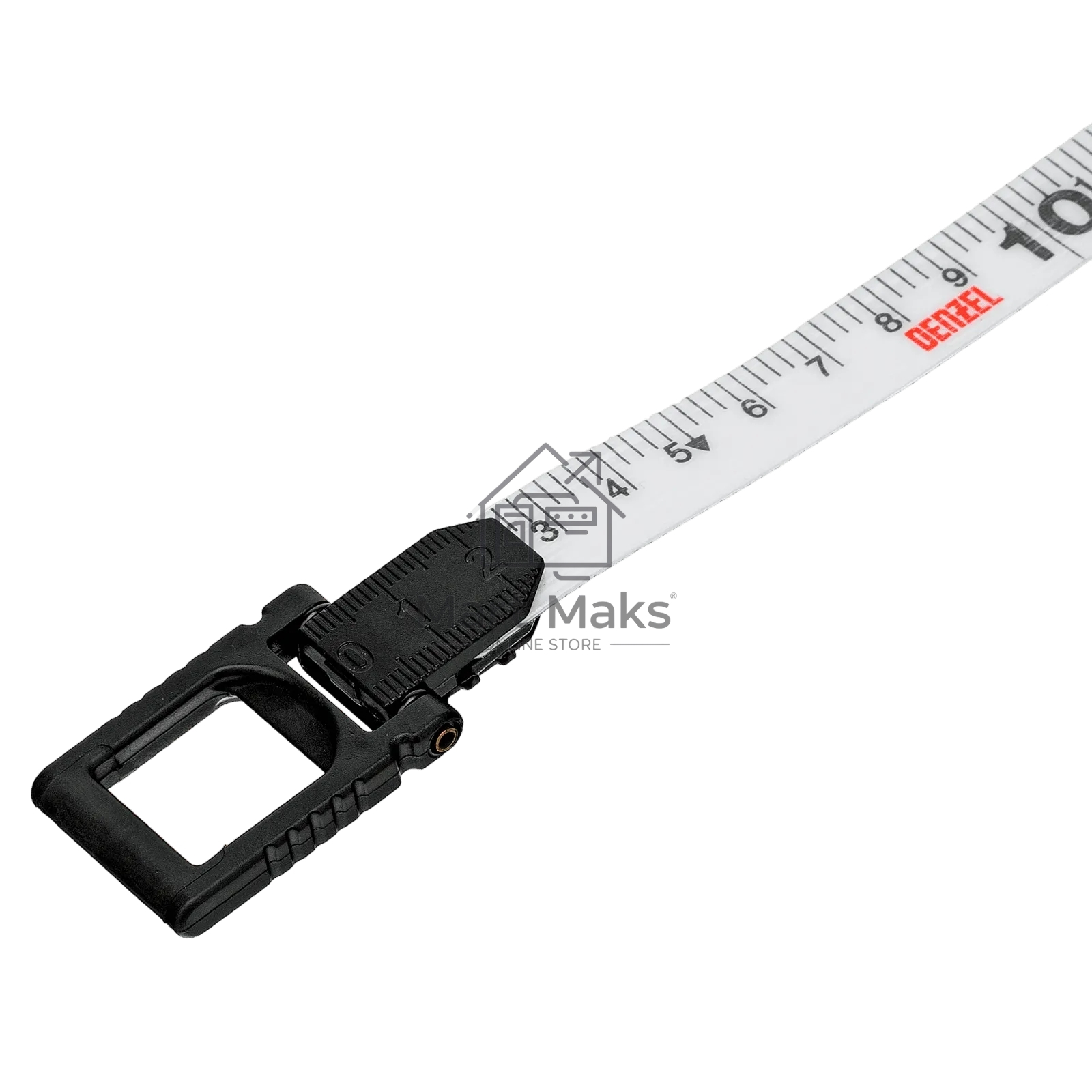 Рулетка геодезическая Denzel 30 м х 15 мм, закрытый корпус, фиберглассовая лента