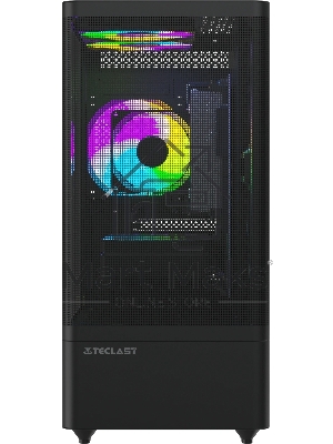 Компьютер Teclast G03 Ryzen 5 9600X (3.9) 32Gb SSD1Tb RTX5070 12Gb Windows 11 Pro GbitEth WiFi BT 750W черный (G03 9600X32G1T5070BKRU)