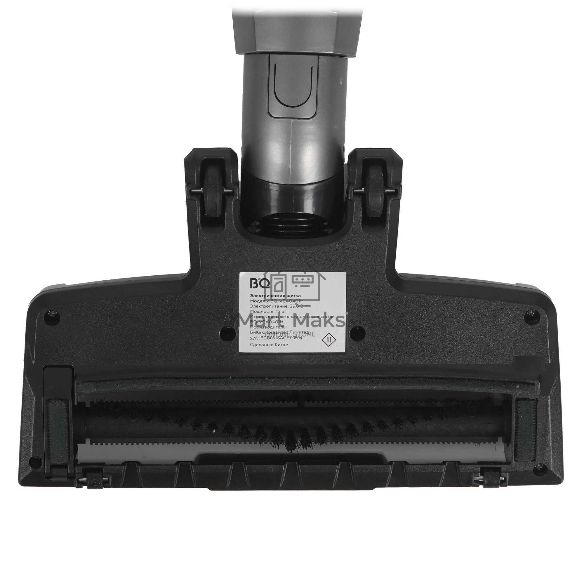 Пылесос вертикальный BQ VCA0401H серый/красный, питание от аккумулятора, 40 Вт, уборка сухая, пылесборник 0.6 л, работа от АКБ max 45 мин