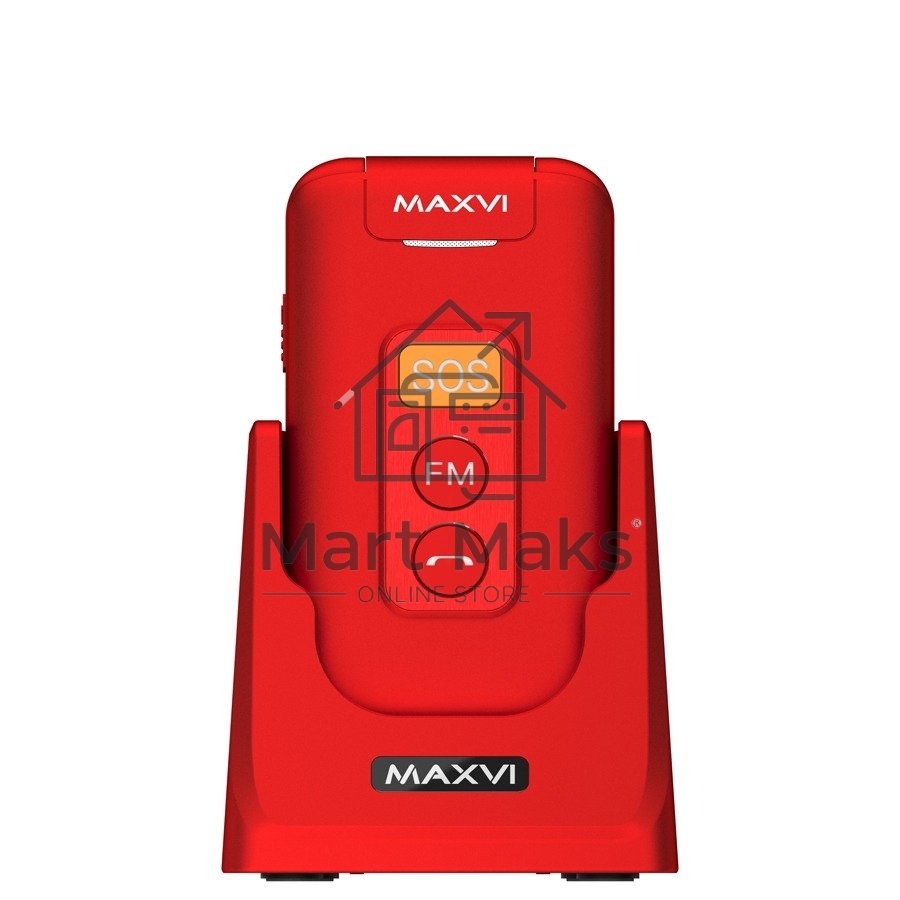 Мобильный телефон Maxvi E5 up красный