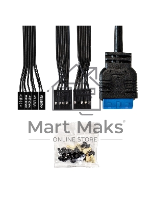 Компьютерный корпус Minitower ExeGate BAA-408U (mATX, без БП, 2*USB/1*USB 3.0, HD Audio, черный)