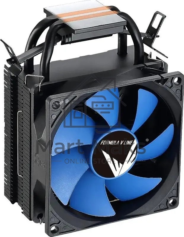 Устройство охлаждения (кулер) Aerocool Formula Ice Boid 2PSDA черный 90мм алюминий+медь 2100rpm 34db 4-pin 100W 135мм
