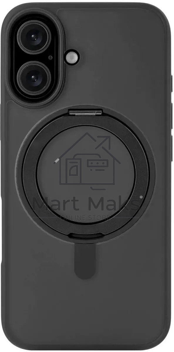 Чехол (клип-кейс) uBear для Apple iPhone 16 Clip 360 with MagSafe черный (CS437BL61RG-I24M)