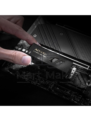 Накопитель SSD ADATA Legend 970 Pro, 1000 Gb, M.2 2280, PCIe 5.0 x4, NVMe 2.0, 3D TLC, R/W 13000/5800 МБ/сек, радиатор с вентилятором