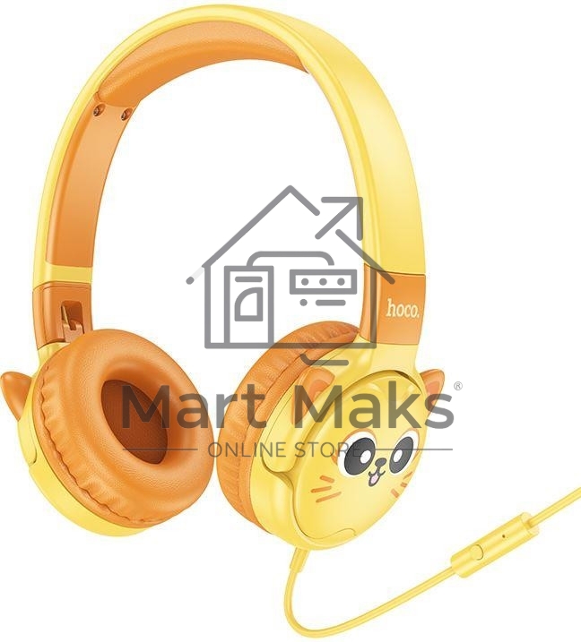 Наушники детские HOCO (6942007638586) W61 желтый