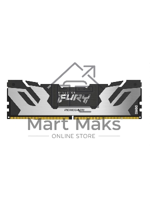 Оперативная память Kingston Fury Renegade, DDR5, 48Gb (1x48Gb), 6400MHz, CL32, DIMM, с радиатором, серебристый/черный