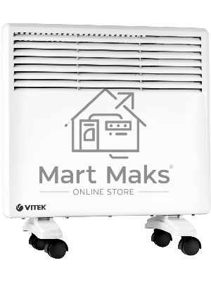 Конвектор Vitek VT-2183 белый, 1000Вт, 20м2, термостат