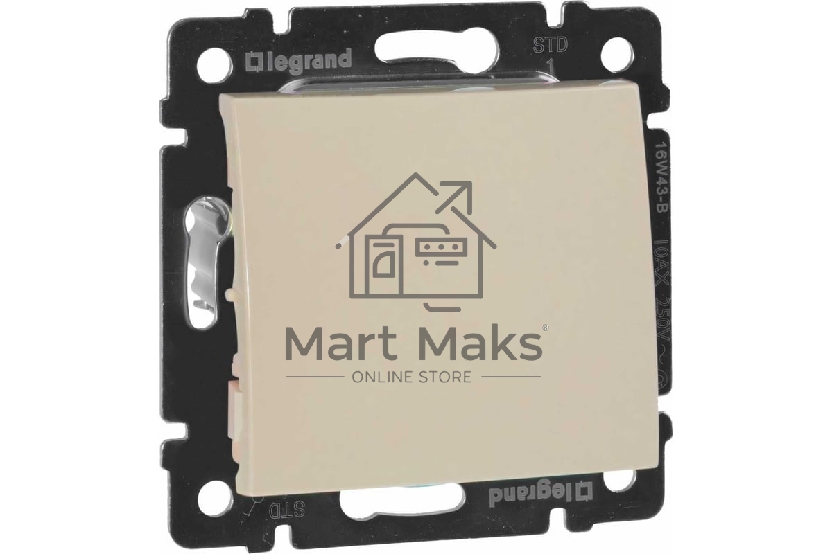 Выключатель Legrand 774301 Valena простой 10 Ax (слоновая кость)