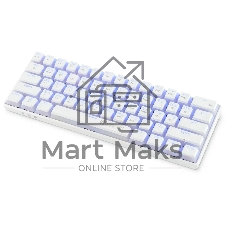 Клавиатура Oklick K763W гибридная, Bluetooth, радиоканал, белый