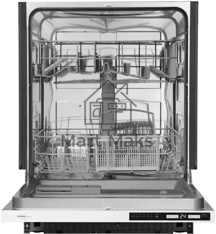 Встраиваемая посудомоечная машина HOMSair DW66M, белый, 59.8 см, 12 компл., 49 дБ, класс A++