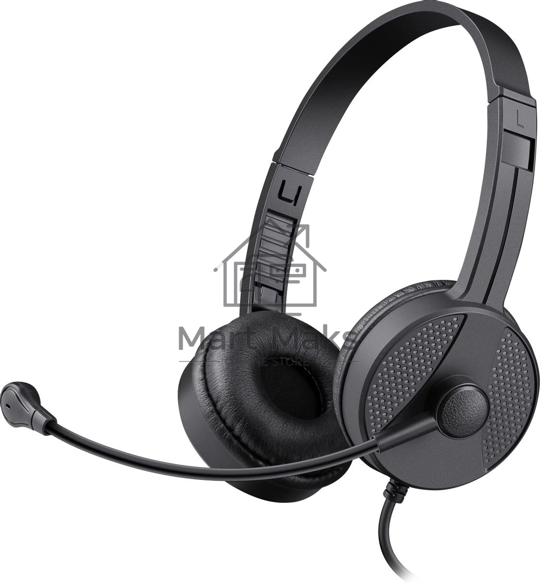 Гарнитура проводная Defender Tune 160 (черный, провод 1.8 м) (63164)