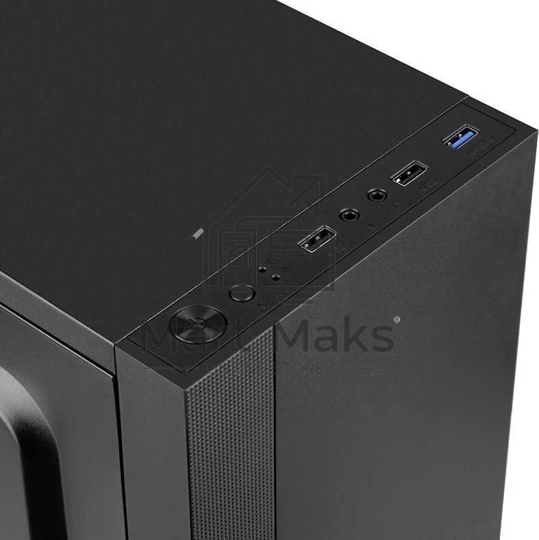 Компьютерный корпус Accord K-16 черный без БП ATX 6x120mm 2xUSB2.0 1xUSB3.0 audio