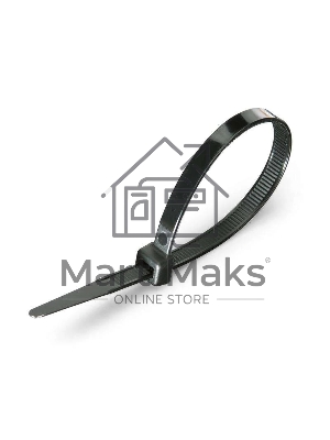 Хомут кабельный КСС 5х300 нейл. черный (уп.100шт) Fortisflex 49417