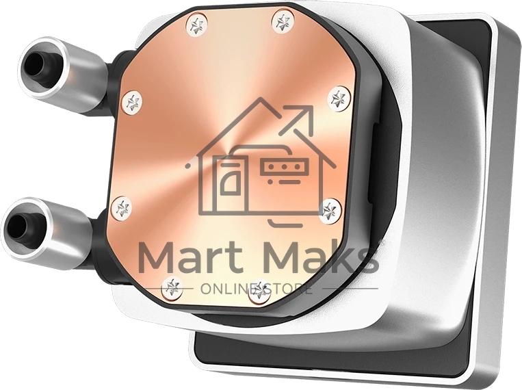 Система охлаждения PCCooler DT360 ARGb Display WH (300W, 360мм, LED temp., белый, ARGb/Fans: 3x120мм, 83.83CFM, 3000RPM/Pump height 62мм, 15dBA, 2600RPM, Rad thickness 27мм/S: 1851, 1700, 1200, 115X, AM5, AM4)