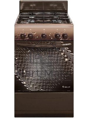 Плита газовая Gefest ПГ 5100 0018 коричневый, конфорок 4 шт, духовка 52 л, 50 см x 85 см x 58.5 см