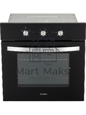 Духовой шкаф электрический Hyundai HEO 6630 BG черный, встраиваемый