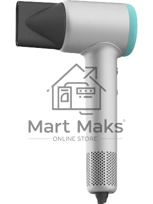 Фен Deerma DEM-CF51W серый, 1400 Вт, компактный, ионизация