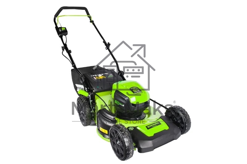 Газонокосилка самоходная аккумуляторная GreenWorks GD60LM46SP, 60V, 46 см, бесщеточная, без АКБ и ЗУ (2502907)