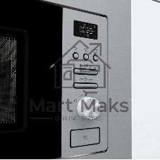 Микроволновая печь встраиваемая Gorenje BMI201AG1X нержавеющая сталь, 20 л, 800 Вт, переключатели - поворотный механизм/кнопки