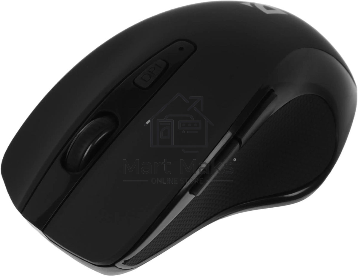 Мышь беспроводная Defender Prime MB-053 черный, 1600 dpi, радиоканал, USB, кнопки - 6