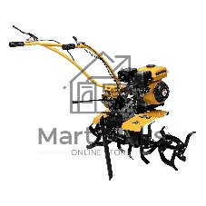 Мотоблок Denzel DPT-170SB, 7 л.с., ремен.сцеп, фрез 3х4, ШОМ, без колес, передачи 2В/1Н