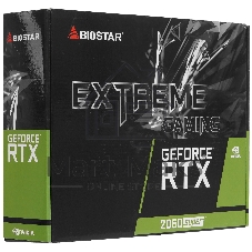 Видеокарта Biostar GeForce RTX 2060 Super, 8 GB GDDR6, 256 bit, DisplayPort, HDMI, DVI-D, GPU 1650 MHz