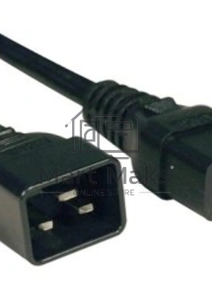 Кабель Hyperline PWC-IEC19-IEC20-3.0-BKКабель питания IEC 320 C19 - IEC 320 C20 (3x1.5), 3 м