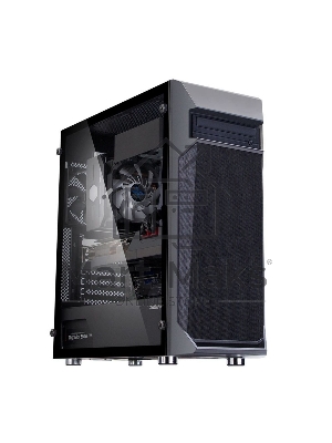Компьютерный корпус ZALMAN Z1 PLUS, ATX, черный, WINDOW, 1x5.25