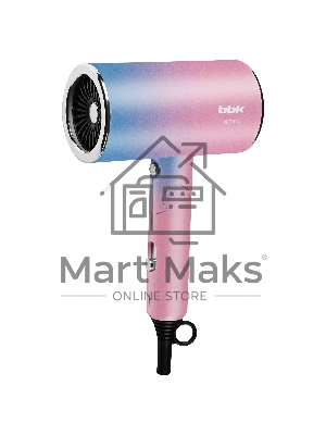 Фен BBK BHD3000 розовый/голубой