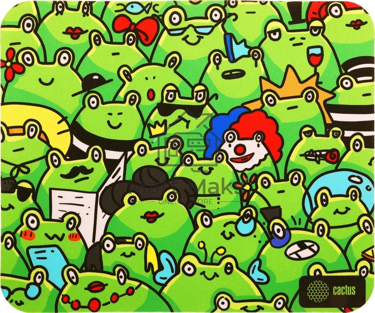 Коврик для мыши Cactus Frogs 300x250x3мм (CS-MPC-D09M)