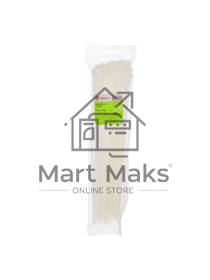 Нейлоновые стяжки FORTISFLEX КСС 5х400 мм белый 100 штук 49787