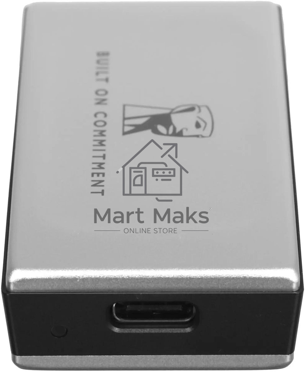 Внешний SSD Kingston XS2000, 4TB, USB 3.2 Gen 2x2 Type-C, R/W 2000/2000, серебристый