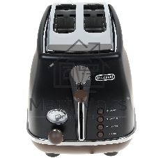 Тостер DeLonghi CTOV2103.BK черный, 900 Вт, 2 слота