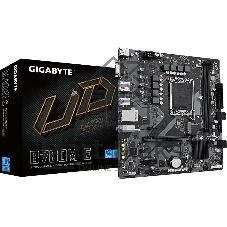 Материнская плата Gigabyte B760M E, LGA 1700, Intel B760, 2xDDR5, 4xSATA, 2xM.2, 1xPCIe 4.0 x16, 1xPCIe x1, 1xVGA, 1xHDMI, 1xDP, 1x1Gb LAN, 4xUSB-A 5Gbps, 2xUSB-A 2.0, 3x3.5 мм, 7.1, mATX