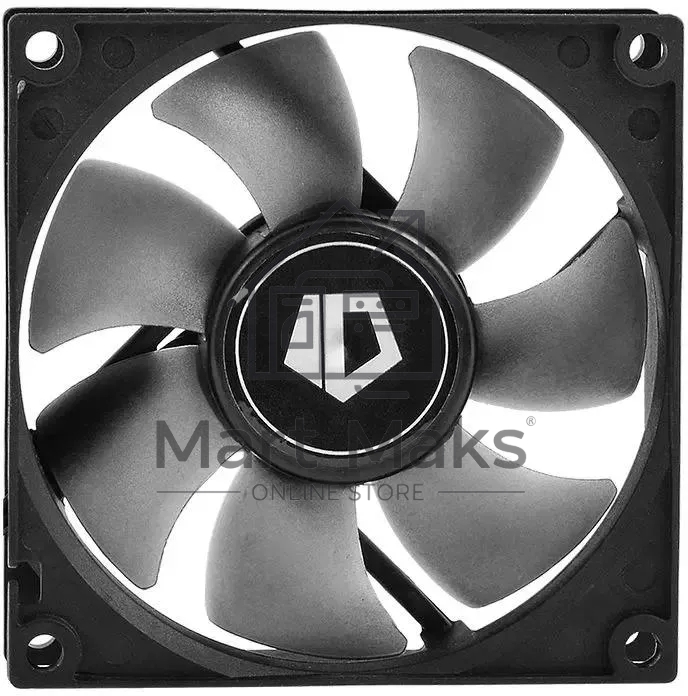 Вентилятор для корпуса ID-Cooling NO-8025-SD черный, 80 мм, 2000 об/мин, 21 дБ, 3 pin