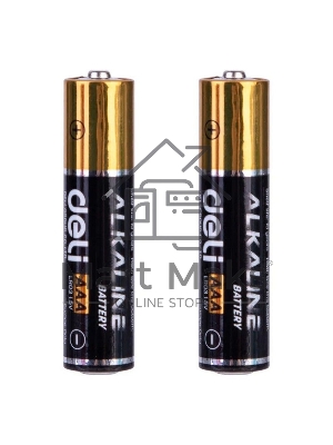 Батарейки Deli E18504 AAA LR03 1.5V (2 шт) 