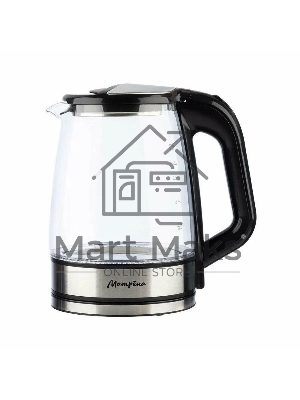 Чайник электрический Матрена MA-155 2,2л, стекло, черный (105230)
