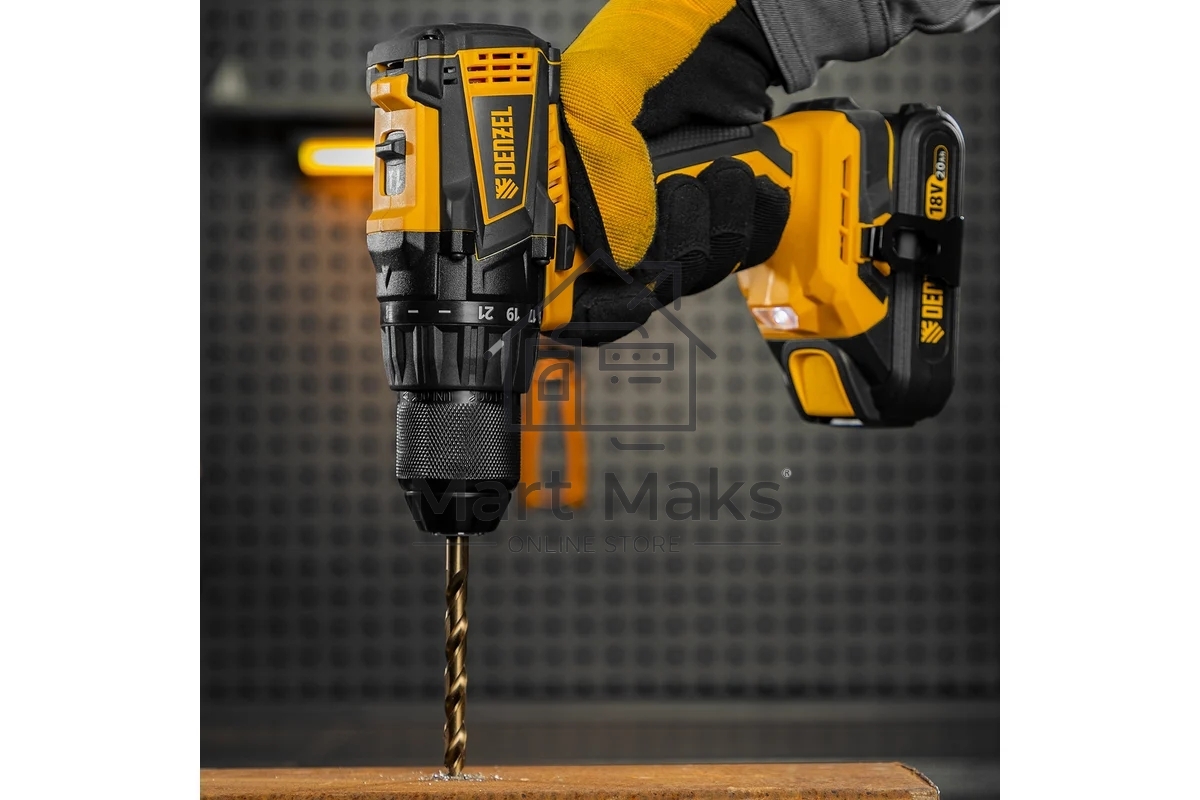 Сверло по металлу Denzel 8 мм, HSS Co-8%