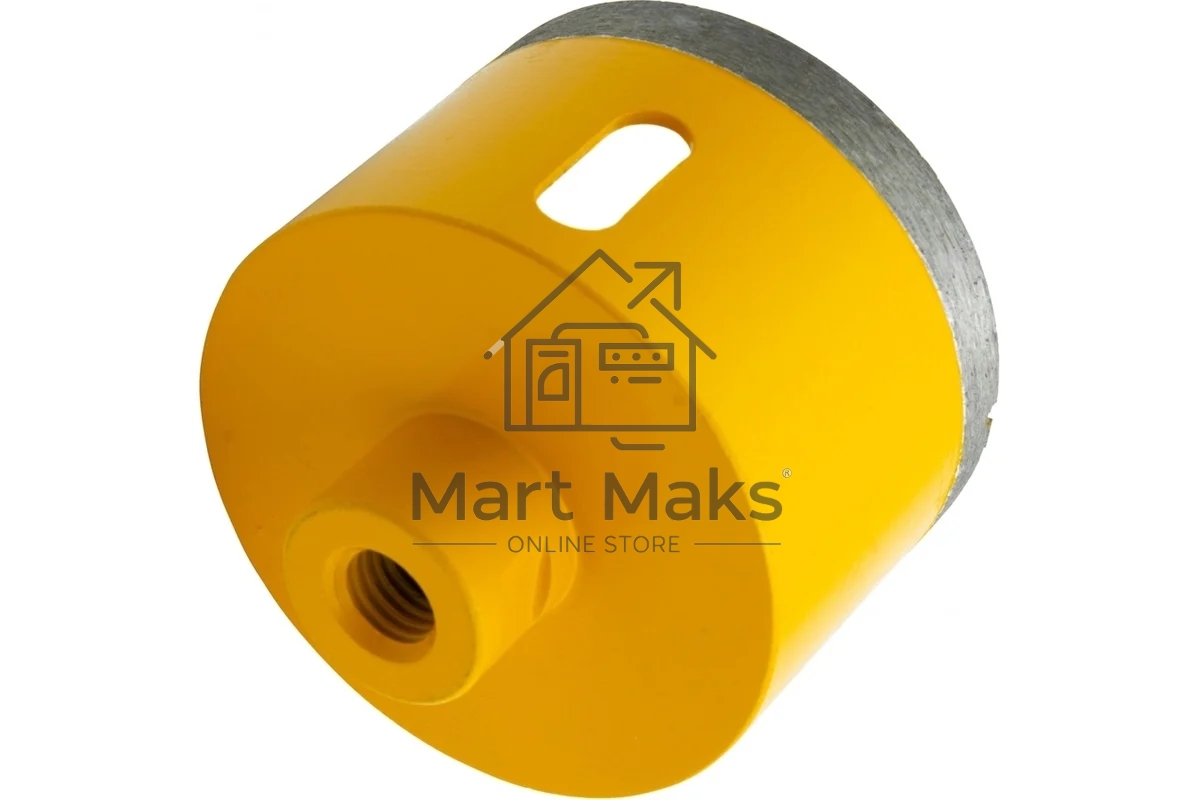 Сверло алмазное по керамограниту Denzel 82мм мокрое резание, М14 72696