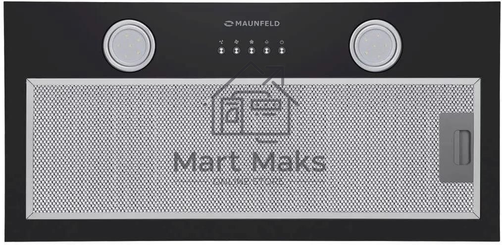 Вытяжка встраиваемая Maunfeld Trapeze 602M черный, 60 см, 1150 куб. м/ч, 54 дБ