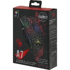 Мышь проводная A4Tech Bloody A7 черный, 4000 dpi, USB, кнопки - 8