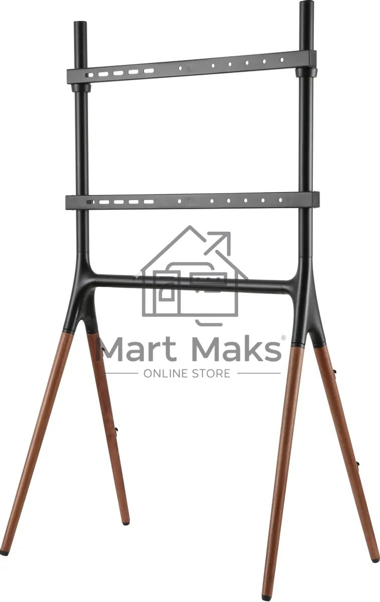 Подставка для телевизора Cactus CS-ST1247BKWN черный/орех, 49