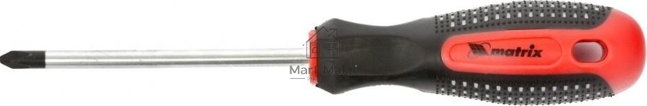 Отвертка Matrix Fusion 11441 PH2 х 100 мм, CrV, 3-х компонентная рукоятка 