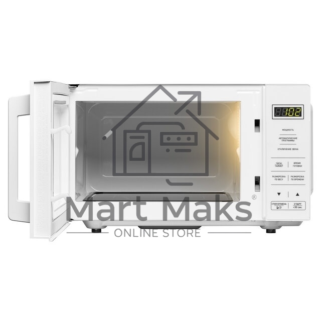 Микроволновая печь BBK 20MWS-751S/W белый, 20 л, 700 Вт, переключатели - сенсор