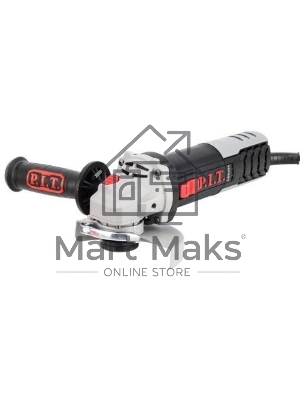 P.I.T. Шлифмашина угловая электрич. PWS125-C12 (1000Вт, 125мм, 3500-11000, М14, компаунд, подшипник)