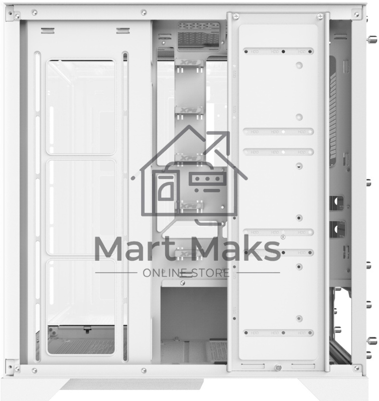 Компьютерный корпус XPG INVADER X WHITE (INVADERXMTWOF-WHCWW) Mid-Tower, Micro-ATX, Mini-ITX, Standard-ATX, USB 3.2 Gen2 Type-A, USB 3.2 Gen2 Type-C