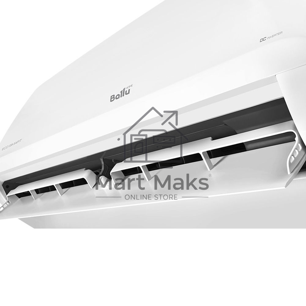 Блок внутренний сплит-системы Ballu Eco Smart DC BSYI/in-10HN8_V4 инвертор, 10000 BTU, 28 м², 21 дБ, охлаждение, обогрев, осушение, белый